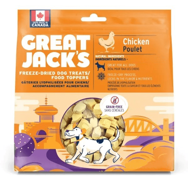 High - Quality Great Jack's Chicken - Based Freeze - Dried Dog Treats and Food Toppers