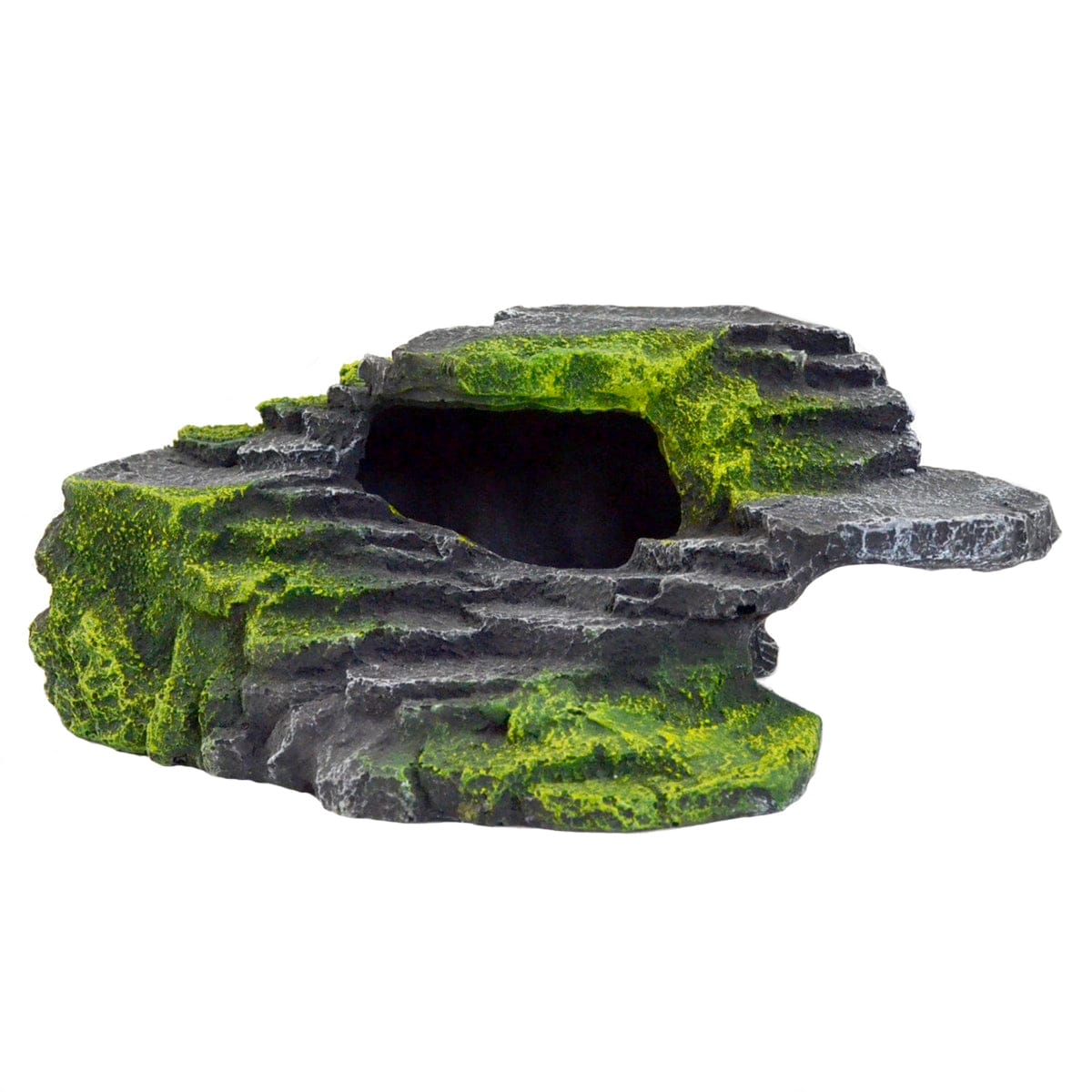 Repti Gear Reptile Hide with Steps in a Mossy Slate Design for Enhanced Exploration