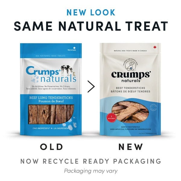 Crumps' Naturals Premium Beef TenderSticks - Ideal Dog Treats for All Breeds