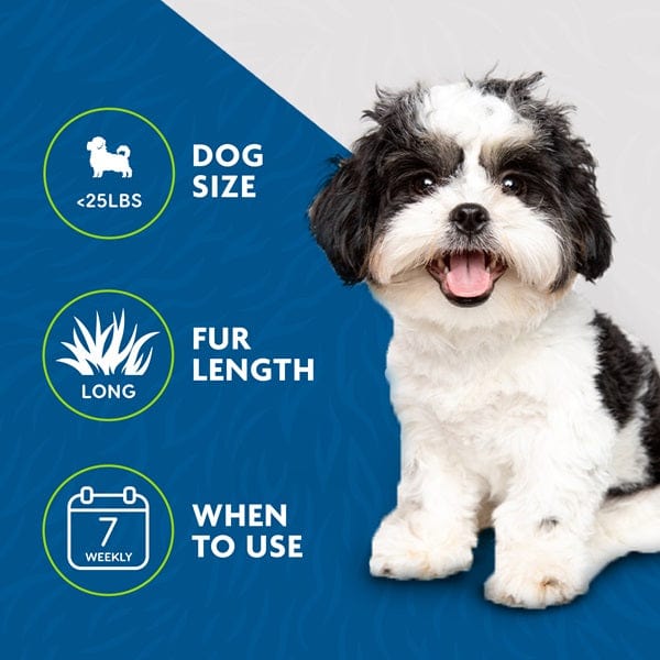 FURminator Small-Sized DeShedding Tool for Long-Haired Small Dogs