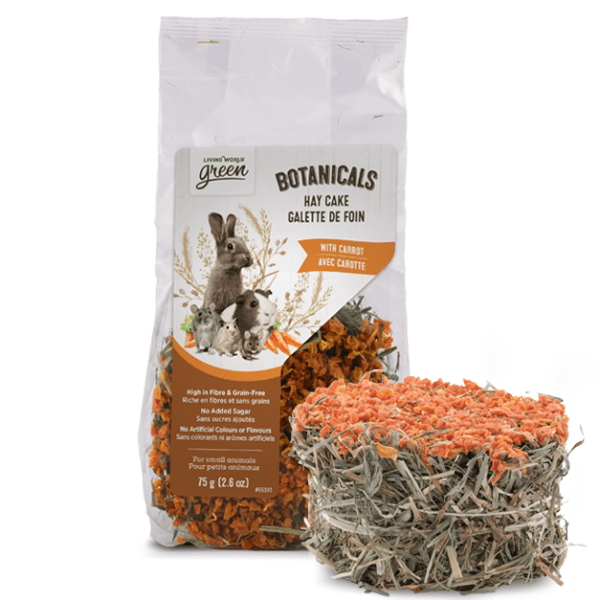 Living World German-Grown Green Botanicals Carrot-Infused Hay Cake
