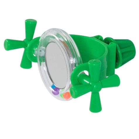 JW Insight Colorful Activitoys Rattle Mirror Toy for Small Birds