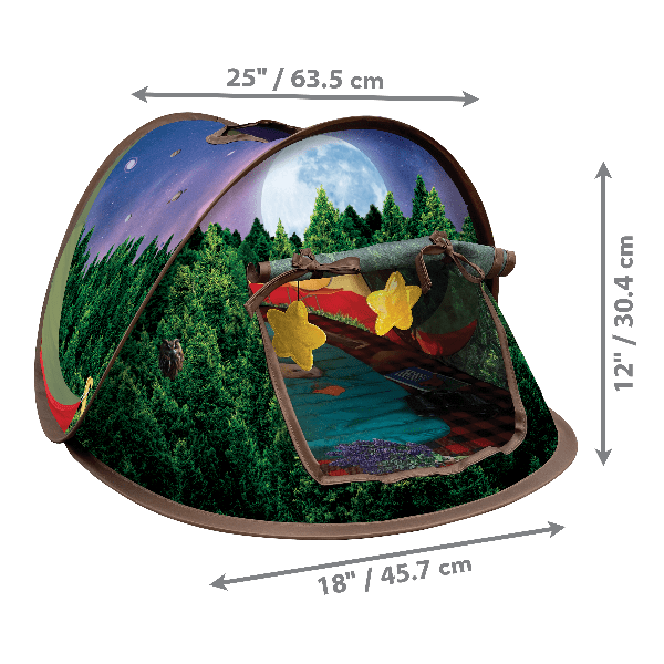 KONG Indoor Adventure Glamping Tent for Curious Kitties