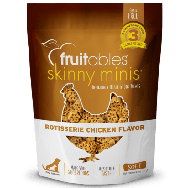 Fruitables Low - Calorie Mini Rotisserie Chicken Dog Training Treats