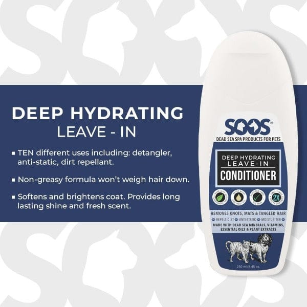 Soos Pets Premium Deep Hydrating Leave - In Conditioning Treatment for Pets