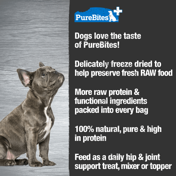 PureBites Freeze - Dried Hip & Joint Dog Treats, USA - Made with 5 Ingredients