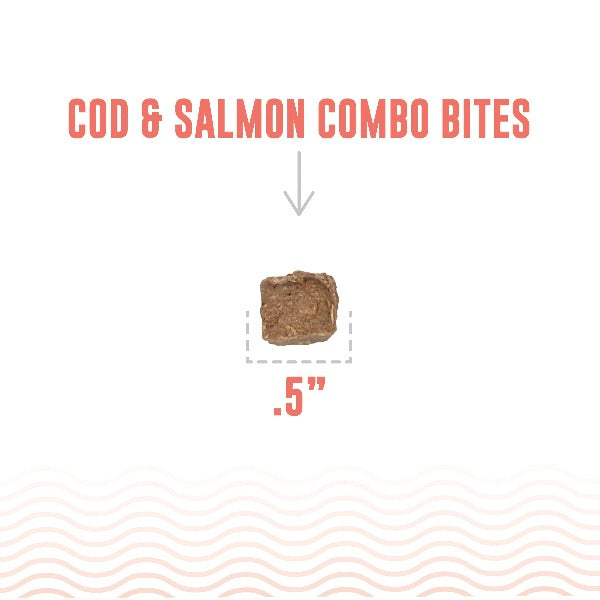 100% Pure Icelandic Cod & Salmon Combo Bites - Ideal Dog Treats