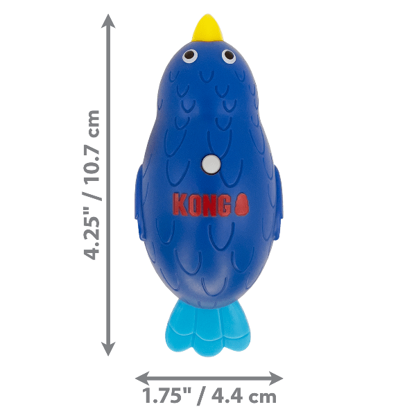 KONG Interactive Laser Chirping Bluebird-Shaped Cat Entertainment Toy