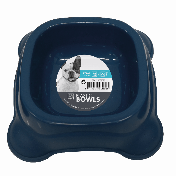 M-PETS Anti-Slip Plastic Pet Bowl with Easy Cleaning Feature