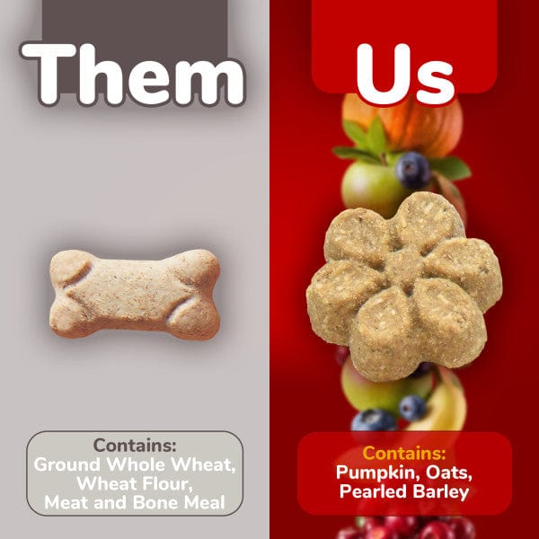 Fruitables Oven - Baked Crispy Bacon and Sweet Apple Flavored Dog Treats