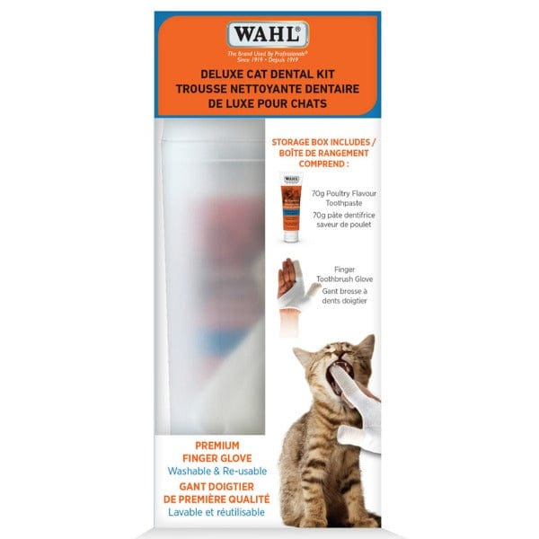 Wahl Premium Cat Dental Care Kit with Poultry - Flavoured Toothpaste