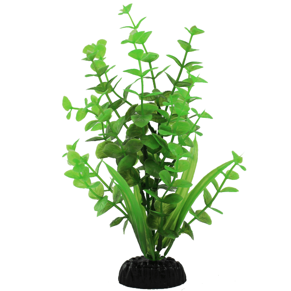 Green Rotala Style Plastic Aquarium Plants Set of 8 for Vivid Tanks