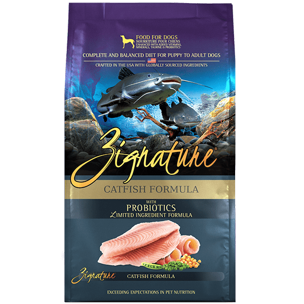 Zignature Premium Limited Ingredient Dry Dog Food with Catfish Formula