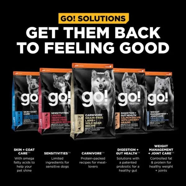 Go! Solutions Grain-Free High-Protein Lamb & Wild Boar Dry Dog Food