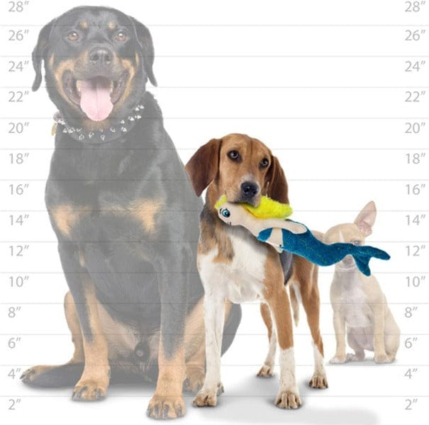 Tuffy Mighty Mythical Junior Mermaid-themed Dog Interactive Play Toy