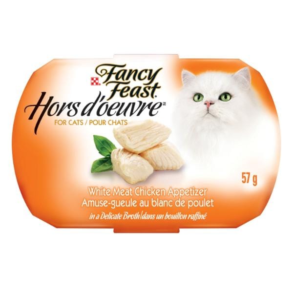 Fancy Feast Premium White Meat Chicken Appetizer for Cats, No Artificial Additives