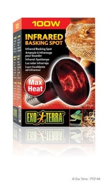 Exo Terra Infrared Basking Spot Lamp - Ideal Heating Solution for Terrariums