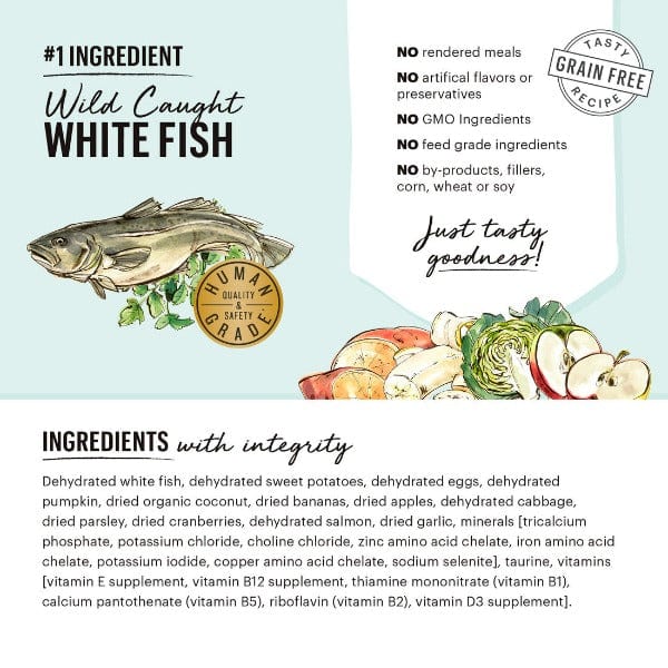 The Honest Kitchen Premium Grain - Free Dehydrated Dog Food with Fish Recipe, 10 - Pound Bag (Special Order Item)