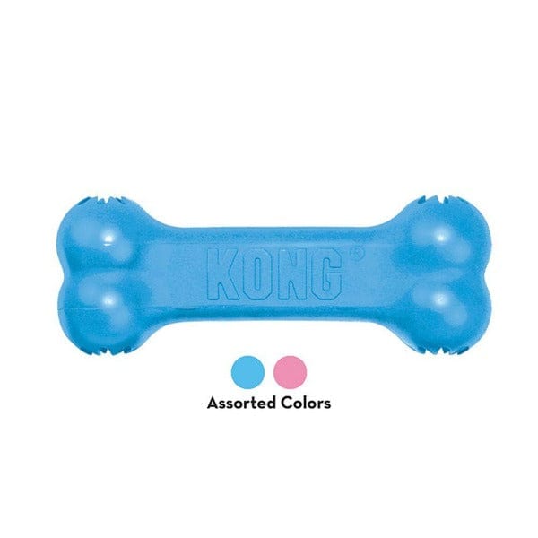 KONG Puppy Interactive Goodie Bone Chew Dog Toy for Small Puppies
