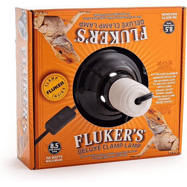 Fluker's Premium Deluxe Adjustable Clamp Lamp for Reptile Enclosures