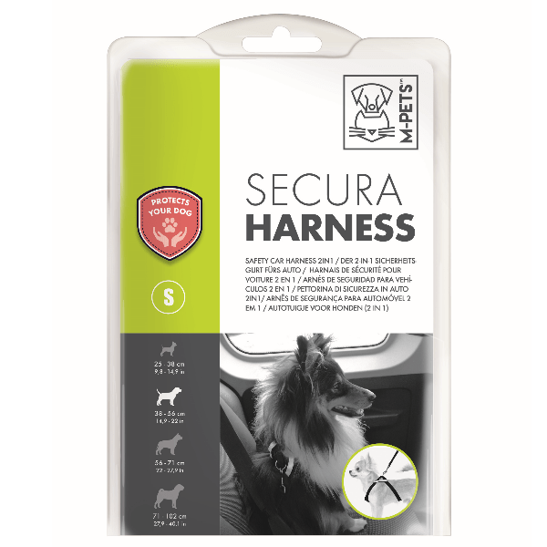 M-PETS Secura High - Quality Safety Dog Car and Walking Harness