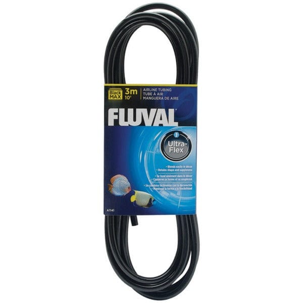 Fluval Premium Black MAX Flexible Airline Tubing for Aquariums