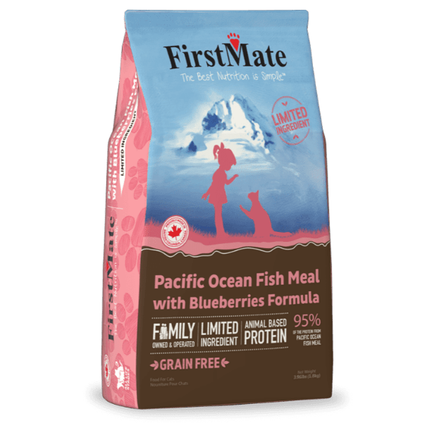 FirstMate Limited Ingredient Dry Cat Food: Ocean Fish Meal & Blueberries, 1.8kg