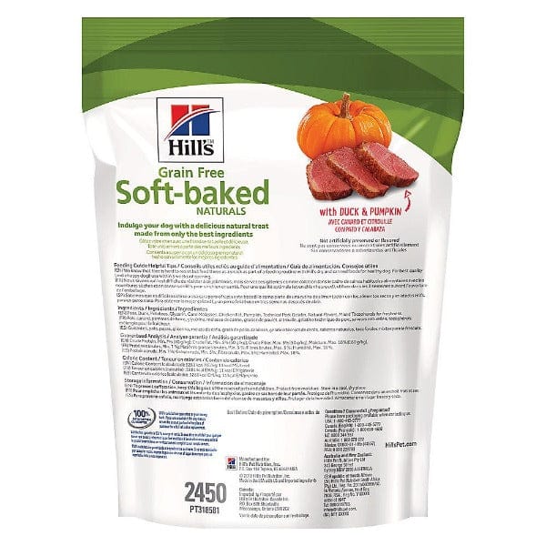 Hill's Grain-Free Soft-Baked Dog Treats: Duck & Pumpkin Delight