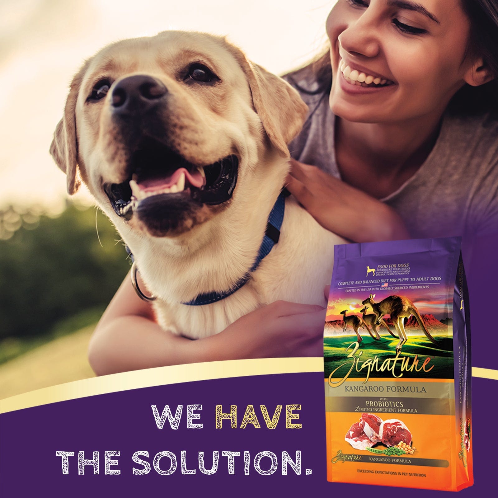 Zignature Premium Limited Ingredient Dry Dog Food with Kangaroo Formula