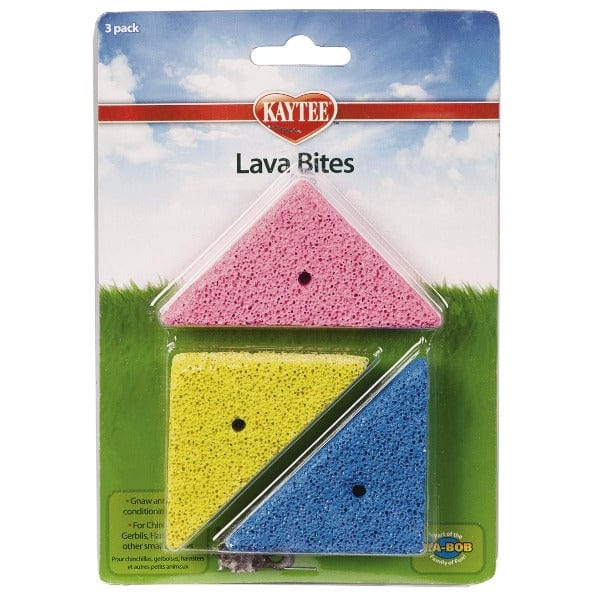 Kaytee All-Natural Colorful Lava Bites for Small Pets