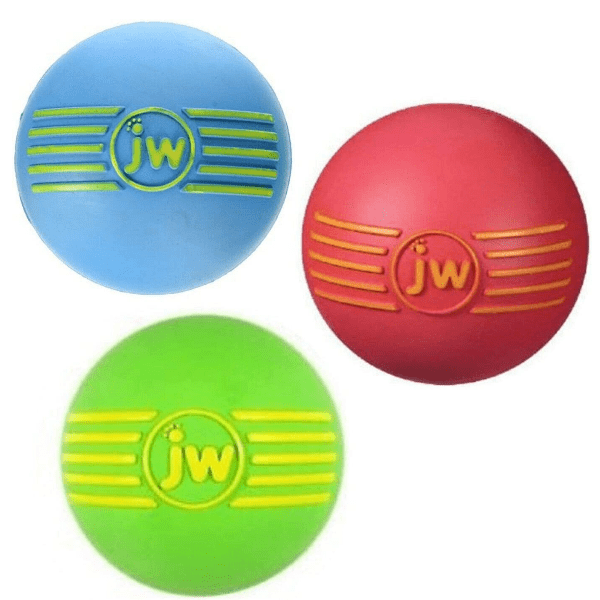 JW Pet Interactive Squeaky Rubber Ball - The Ideal Toy for Dogs