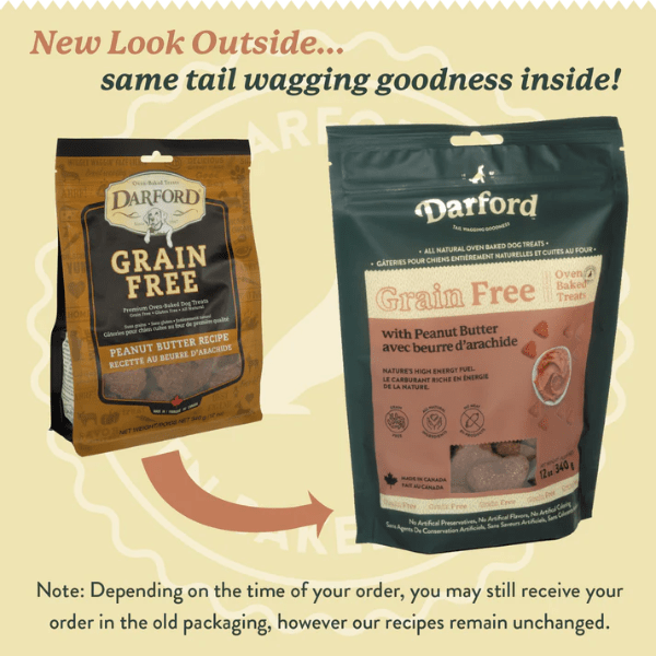 Darford Premium Grain-Free Oven-Baked Dog Treats with Peanut Butter Recipe