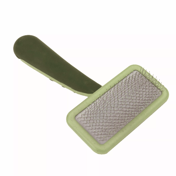 Safari Soft Cat Slicker Brush for All Coat Types, Comfort-Grip