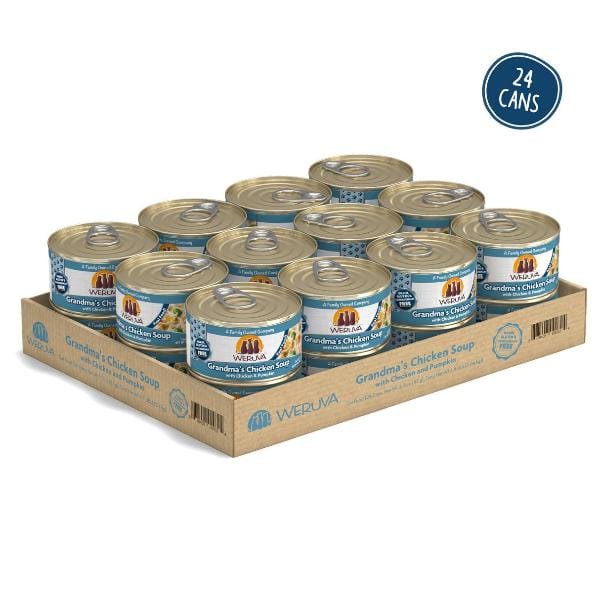 Weruva Canned Cat Food - Grandma's Chicken Soup with Chicken Breast and Pumpkin, 3.0 Ounce Can