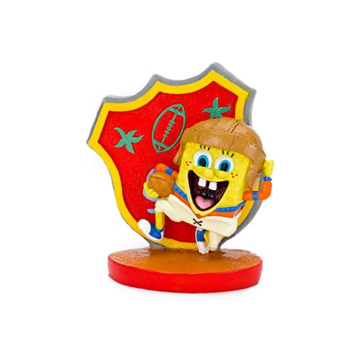 Licensed 3 - inch Resolution Ornament of Spongebob as a Football Player