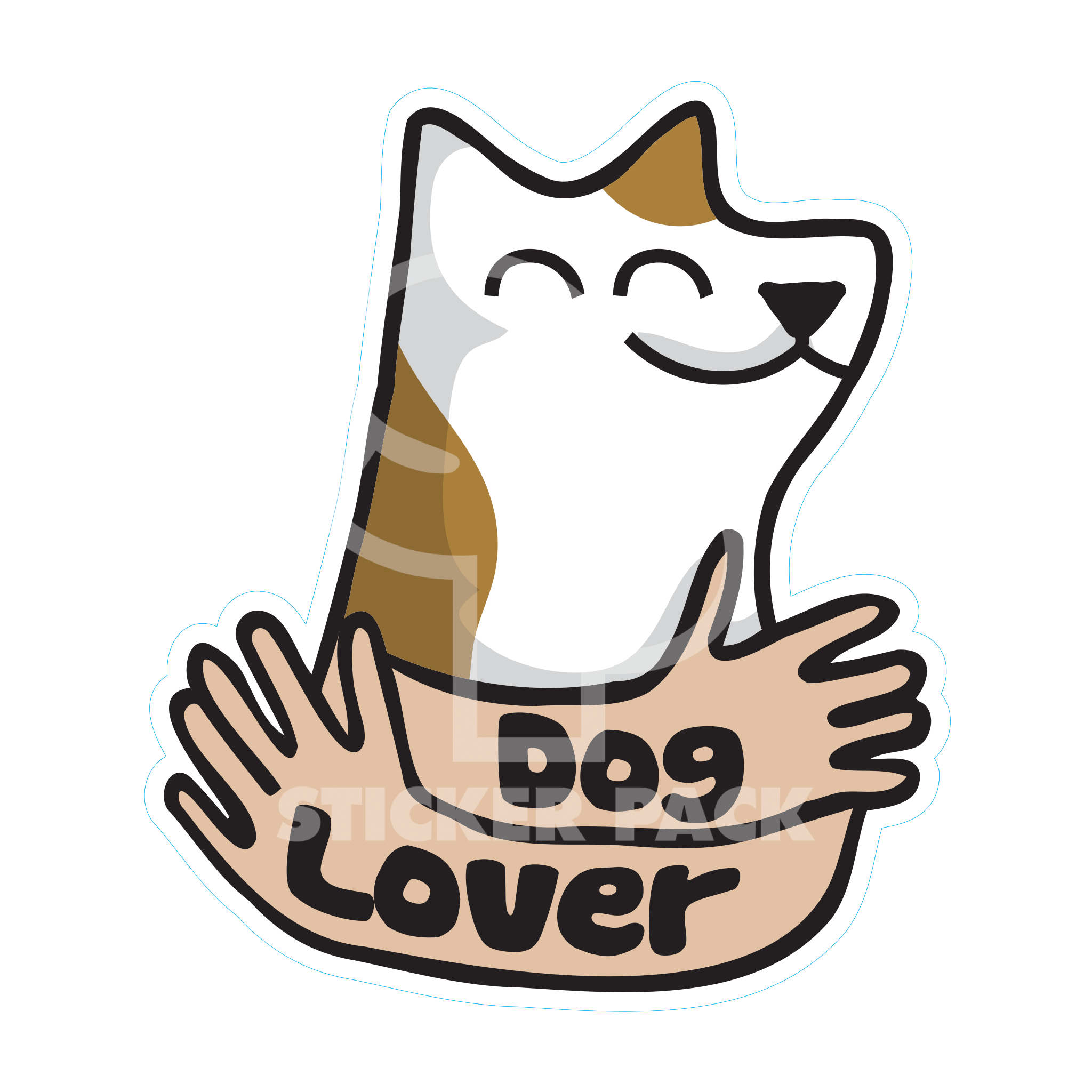 Large Dog Lover Sticker Pack for Various Surfaces