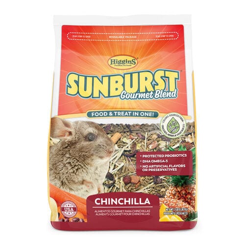 High - Quality Sunburst Gourmet Chinchilla Food Blend for Optimal Nutrition