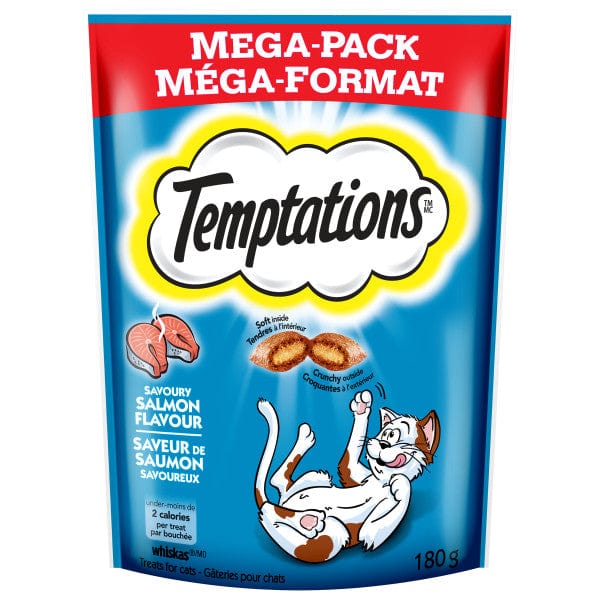 Delicious Savoury Salmon Flavored Cat Treats by Temptations