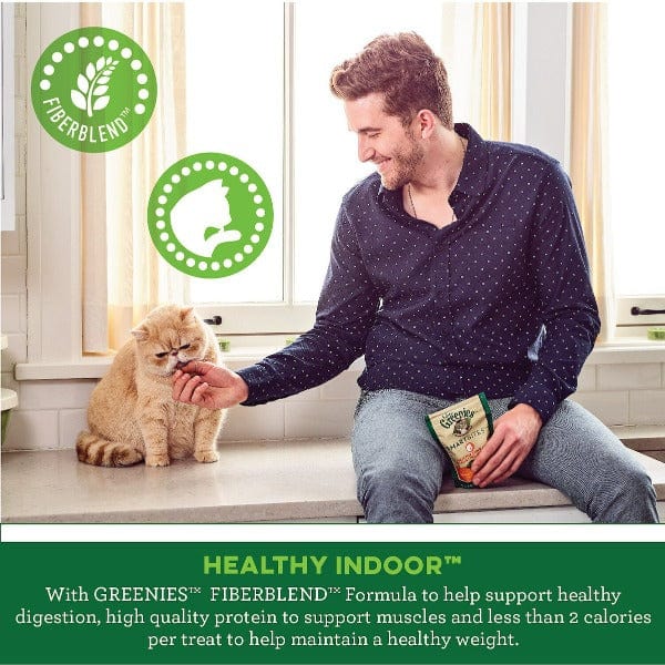 Healthy Indoor Cat Treats - Feline Greenies Smartbites with Delectable Chicken Flavor