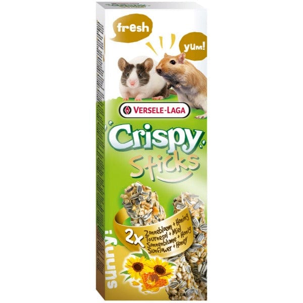 Versele-Laga Sunflower & Honey Flavored Crispy Baked Sticks for Gerbils and Mice