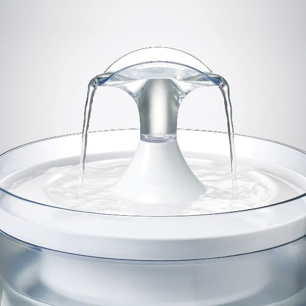Zeus Fresh and Clean Dog Fountain with Waterfall Spout for Small to Medium Dogs