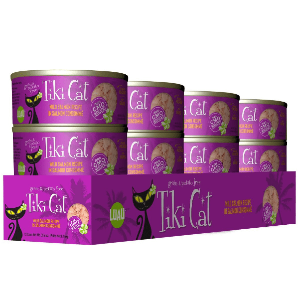 Tiki Cat Luau Premium Canned Cat Food with Wild Salmon Recipe