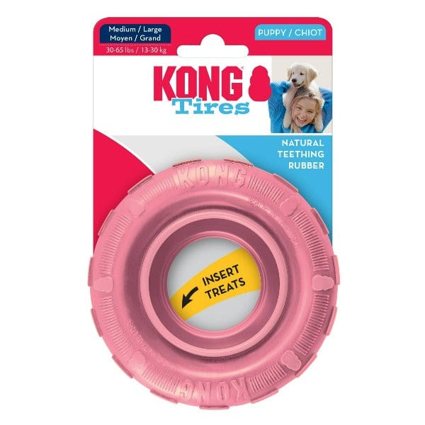 KONG Puppy Tire Dog Chew Toy - Ideal for Teething Puppies