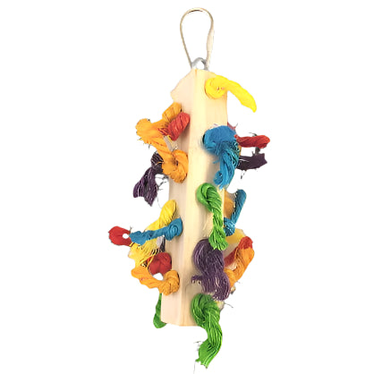 Colorful Tweeters Preening Block Bird Entertainment Toy for Stimulating Birds