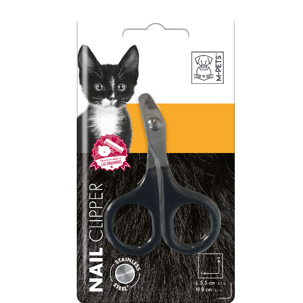 High - Quality M - Pets Stainless Steel Cat Nail Clipper with Rubber Grip
