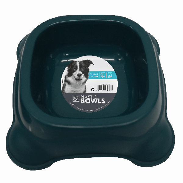 M-PETS Anti-Slip Plastic Pet Bowl with Easy Cleaning Feature