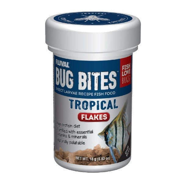 Fluval Tropical Fish Bug Bites Flake Food