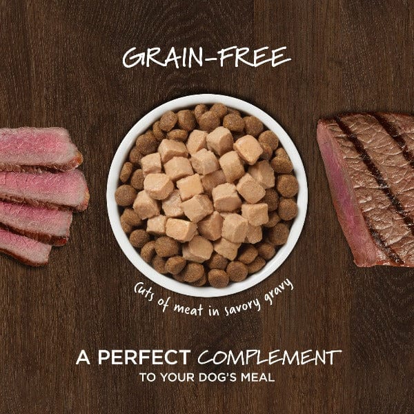 Instinct Healthy Cravings Grain - Free Dog Food Pouch with Real Grass - Fed Beef Recipe