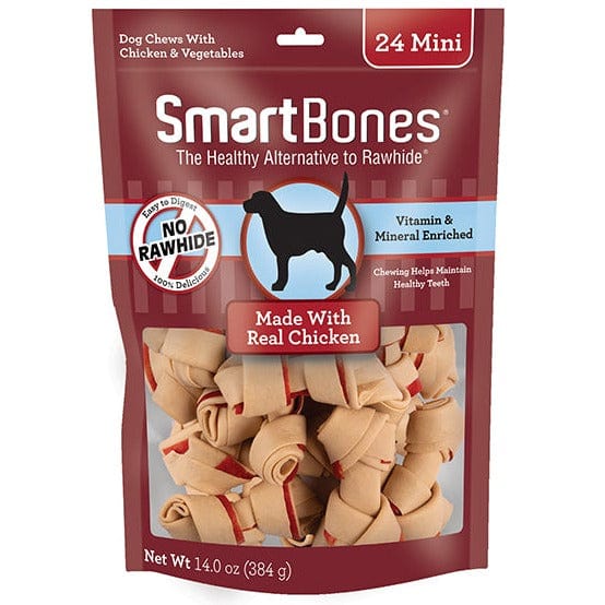 SmartBones Chicken-Flavored Dog Chews Made with Real Chicken and Veggies