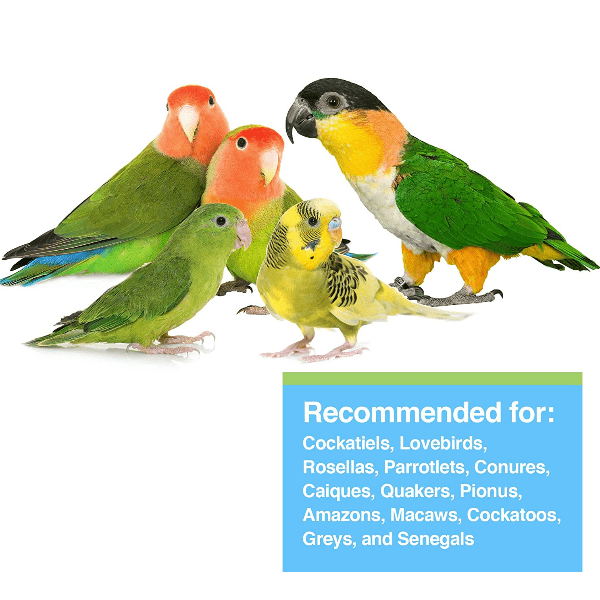 2mm Granules of Tropican Lifetime Formula Ideal for Parrots